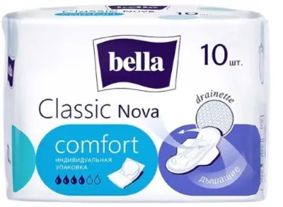 Bella прокладки classic nova komfort 10шт 