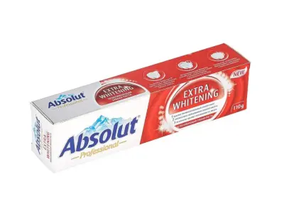 Absolut зубная паста профилактическая антибактериальная professional extra whitening 110 г 