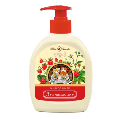 Невская Косметика мыло жидкое земляничное 300мл 