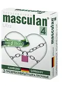 Masculan презервативы Ultra Safe Black № 3 /4 Ultra №3 ультрапрочные