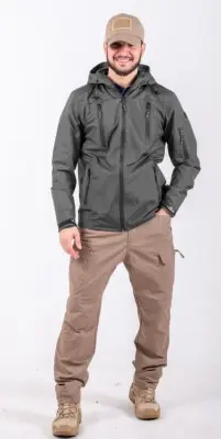 Ветровка BRO 108 Серый XL 