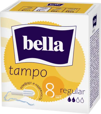 BELLA Тампоны женские гигиен. без аппликатора comfort  марки 'tampo bella' Regular по 8 шт 