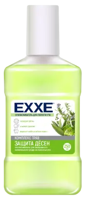 Exxe ополаскиватель полости рта  защита десен зеленый 250 мл 