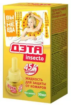 ДЭТА INSECTO флакон жидкостной 45 ночей 