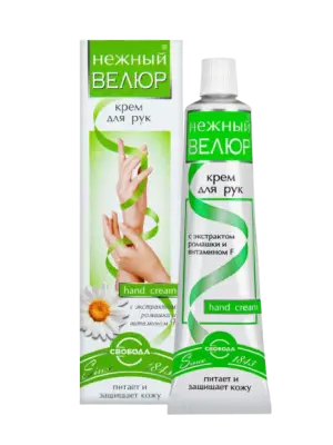 Свобода крем для рук нежный велюр с экстрактом ромашки 40 г 