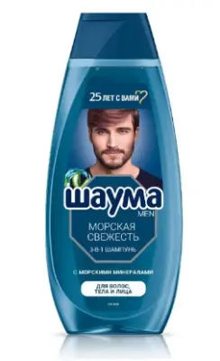Schauma шампунь мужской морская свежесть 3в1 370 мл 