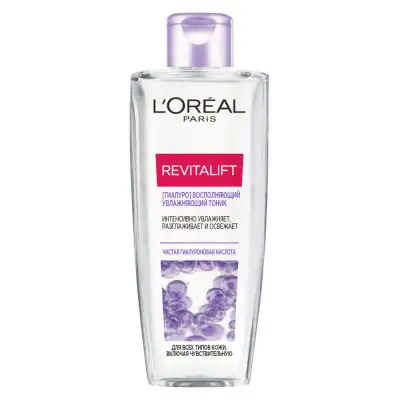 L'Oreal Paris тоник revitalift восполняющий увлажняющий для всех типов кожи включая чувствительную 200 мл 