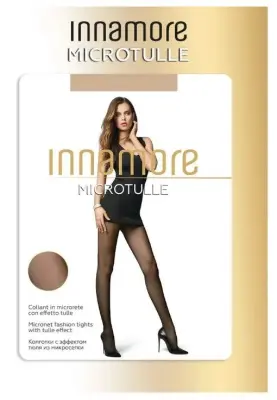 INNAMORE колготки  microtulle  miele 3 тонкие  полиамид 90%, Эластан10% 