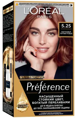L'oreal Preference краска для волос 5.25 антигуа каштановый перламутровый 