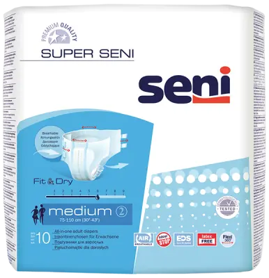 Подгузники BELLA SUPER SENI AIR Medium 10шт 