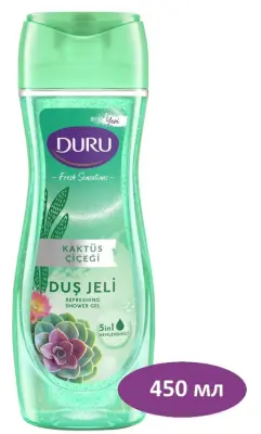 Duru fresh sens гель для душа  цветок кактуса 450мл 