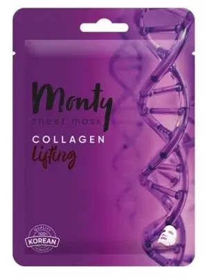 Monty лифтинг маска коллаген tencel 25 мл 