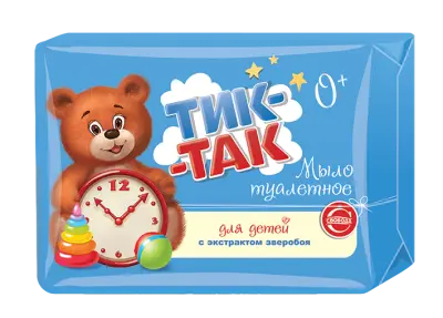 Тик-Так мыло детское 0+ для чувствительной кожи 150 г 