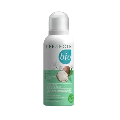 Прелесть Bio крем мусс для рук и тела увлажняющий 100 мл 