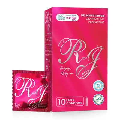 Romeo and Juliette презервативы ребристые натуральный латекс 10 шт 