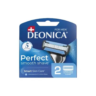 Deonica 5 for men сменные кассеты 2 шт 
