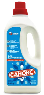 Санокс чистящее средство для сантехники ультра 1100 г 