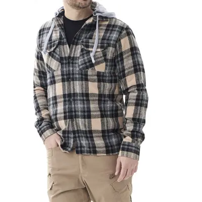 Рубашка Фланнель Black Rams Uniform бежевый L 