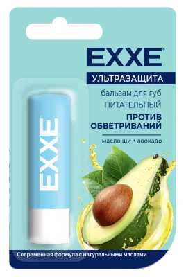 Exxe бальзам для губ питательный ультра защита стик 4,2 г 