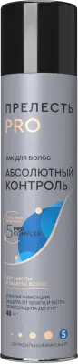 Прелесть Pro лак для волос абсолютный контроль сверхсильной фиксации 225 мл 