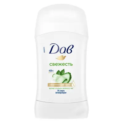 Дав део стик с ароматом огурца защита от пота и запаха на 48 часов 30 мл 