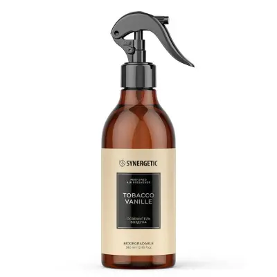 Synergetic парфюмированный освежитель воздуха нейтрализатор запахов tobacco vanille табак ваниль 380 мл 