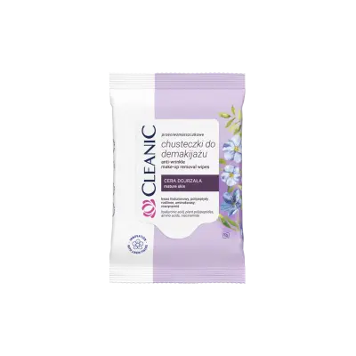 Cleanic салфетки для снятия макияжа  для зрелой кожи 10 шт 