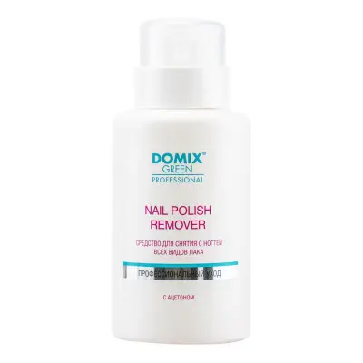 Domix gp nail polish remover with aсetone средство для снятия всех видов лака с ногтей с ацетоном 255 мл 