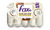Fax Туалетное мыло Крем и кокосовое молоко 5шт по 70г