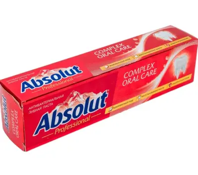 Absolut зубная паста pro complex oral care 110 г комплексная защита полости рта  в пенале 