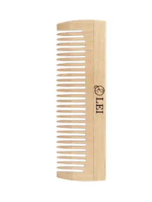 Lei гребень дерево без ручки 27 зубьев 