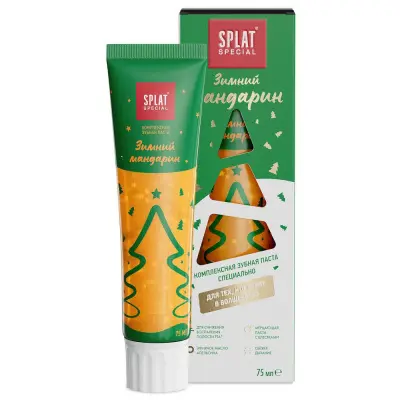 Splat special зубная паста зимний мандарин 75 мл 