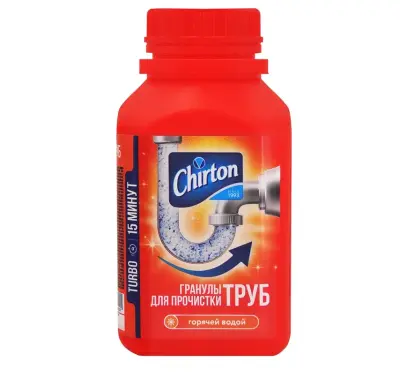 Чиртон для прочистки труб горячей водой в порошке 300 гр 