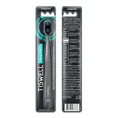 Tiswell зубная щётка средней жесткости для взрослых черная ultrapro+ 1 шт