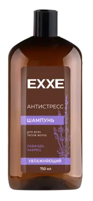EXXE Шампунь 'Антистресс'  Увлажняющий для всех типов волос, 750 мл 
