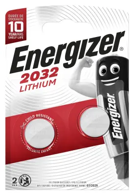 Energizer батарейки Miniature Lithium CR2032 2шт 