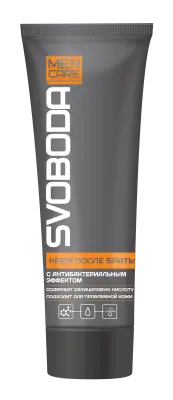 SVOBODA MEN CARE крем после бритья с антибактериальном эффектом 76 мл 