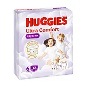 Huggies ultra comfort 6 15-25 кг трусики подгузники 32 шт