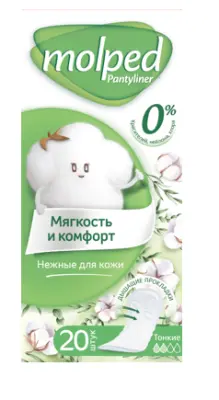 Molped ежедневные прокладки pure soft dc 20 шт 