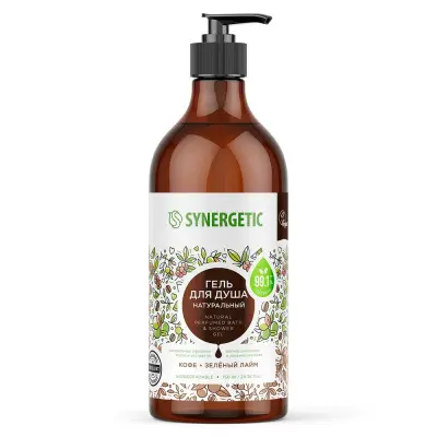 Synergetic гель для душа кофе и зеленый лайм 750 мл 