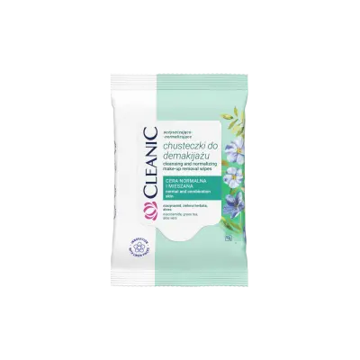 Cleanic мицеллярные салфетки для снятия макияжа очищающие и нормализующие салфетки 10 шт 