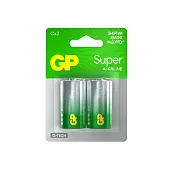 GP батарейки super alkaline C/LR14  2 шт