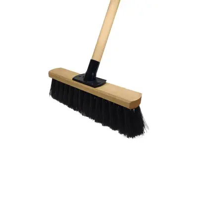 Pattern щётка для пола для дома 280 мм мягкий ворс усиленное крепление с черенком 